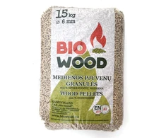 Nežinomas PELLETS WOOD ENPLUS A1 (6MM. 15KG)