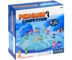 Jokomisiada Penguins ant ledkalnio arkados žaidimo