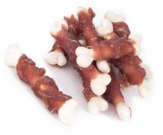 PETITTO Kalcio ir ančių mėsos kubeliai - skanėstas šuniui - 500g