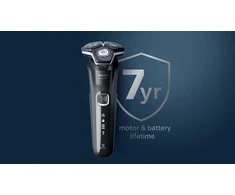 Philips SHAVER Series 5000 S5883/10 men's shaver Rotation shaver Trimmer Juodas, Raudona