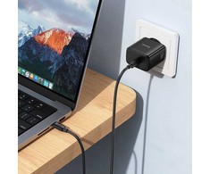 Phone GaN charger Hoco USB C PD AVS 40W max 60W N83 juodas
