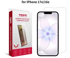 TOTI grūdinto stiklo 2D ekrano apsauga, skirta iPhone 16e/17e.