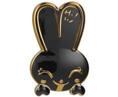 OEM telefono stovas RABBIT - priklijuojamas - juodas