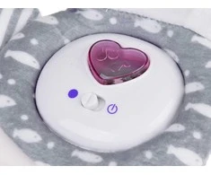 Jokomisiada 3-in-1 rattle teether Interactive playing plush pendant CAT ZA5288