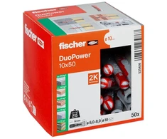 Pin Fischer DuoPower. 50 mm x 10 mm. 50