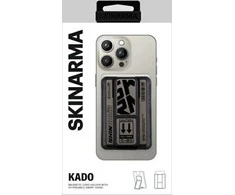Dėklas Wallet Skinarma Kado Kira Kobai Mag-Charge Grip Stand gunmetal