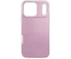 OEM dėklas, skirtas iPhone 17 PRO MAX, spindinčios rožinės spalvos