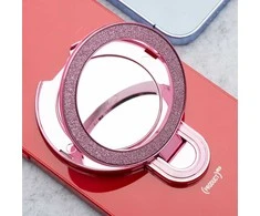 Oem Telefono stovas CIRCLE MIRROR - priklijuojamas - rožinis