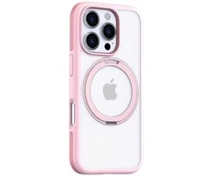 Torras Ostand R Fusion dėklas, skirtas iPhone 16 Pro (rožinis)