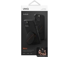 UNIQ Novo Dėklas Apple iPhone 14 Plus / 15 Plus 6,7″ midnight juodos spalvos