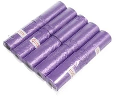 Oem Plastic bags for dog excrement 10 rolls violetinė