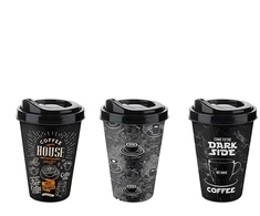 Lumarko Plastic cup. various colours. 0.400 l