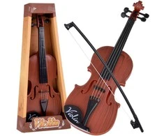 Jokomisiada Plastic violin with bow toy for children 42 cm IN0174 CI