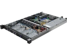 Serveris - ASRock Rack 1U AMD Epyc 9004 (4xLFF, 4xSFF, 2x10GbE, rezervinis maitinimo šaltinis, IPMI)