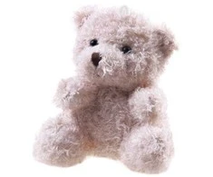 Jokomisiada Pliušinis BEAR Malonus talismano pakabukas ZA4404