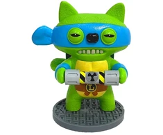 Pmi Kids World FUGGLER S2 SWAP &amp; STYLE FIGURES - 2 PACK (LEONARDO &amp; MICHELANGELO)