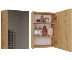 „Top E Shop“ „Topeshop“ POLA 1DL ARTISAN vonios kambario spintelė, ąžuolo spalvos