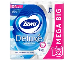POPIERINIS TUALETAS ZEWA DELUXE PURE Baltas 32
