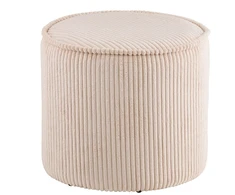 None Smėlio spalvos kordoro pufas, D40X35CM