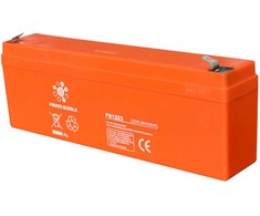 Power Bubble PB12023 Li-Ion akumulators (AGM) 12V 2.3Ah (178x35x61 mm) 0.85kg Oranžs