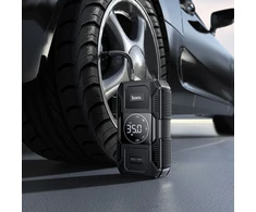 Powerbank 8000 mAh 2,4A 18W with a car jump-start function and air pump Hoco QS6 juodas
