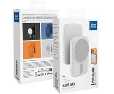 BlueStar Powerbank, suderinamas su MagSafe Blue Star Slim DG-P8 15W 5000 mAh balta