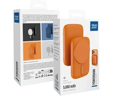 BlueStar Powerbank suderinamas su MagSafe Blue Star Slim DG-P8 15W 5000 mAh oranžinė