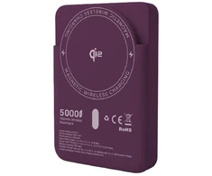 Powerbank compatible with MagSafe Forcell F-Energy MagStand QI2 F5K10 QC3.0 PD3.0 20W 5000 mAh cherry