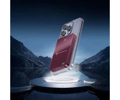 Powerbank compatible with MagSafe Forcell F-Energy SuperSlim F10K8 QC4.0 PD3.0 15W 10000 mAh cherry