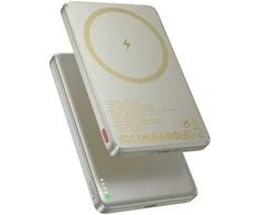 Powerbank compatible with MagSafe Hoco 5000 mAh QC PD 2A 20W Q26 oranžinis