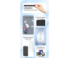 Dudao K10 10000 mAh 2 x USB-A balta