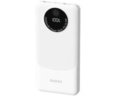 Powerbank Dudao K12 10000mAh PD22.5W USB-A, USB-C - baltas