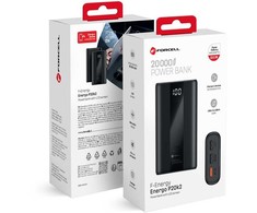 Powerbank Forcell F-Energy Energo P20K2 QC3.0 PD 3A 22,5W 20000 mAh juodas