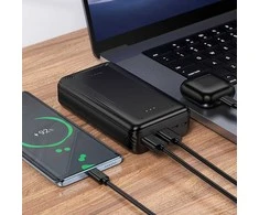 Powerbank Hoco 20000 mAh 2A J165A juodas