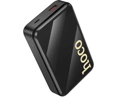 Powerbank Hoco 20000 mAh QC PD 22,5W with built-in cables USB C + Lightning Q37A juodas