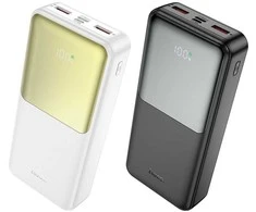 Išorinė baterija Power Bank Hoco J136A 22.5W+PD20W 20000mAh juoda