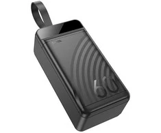 Powerbank Hoco 60000 mAh QC PD 3A 22,5W J123C juodas