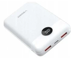 Powerbank Veger S20 (W2081) PD QC3.0 2A 22,5W 20000 mAh baltas
