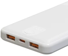 Wozinsky Wpower WPBBK-3 10000 mAh 10W 2x USB-A 2A Powerbank - baltas