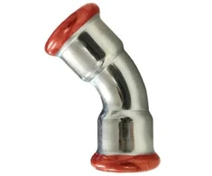 Press elbow Assotherm 45. FF. 18 mm – press