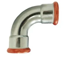 Press elbow Assotherm 90. FF. 18 mm - press