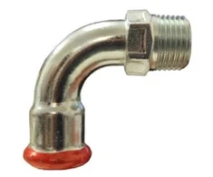 Press elbow Assotherm MM. 1/2 inch. Ø15 mm