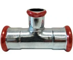 Press fitting tee Assotherm. 22X18 mm – press