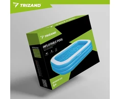 Inflatable pool 185x130x50cm Trizand