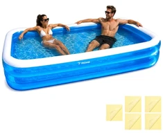 Inflatable pool 262x175x50cm Trizand