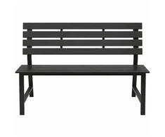 ProGarden Juodas METAL GARDEN BENCH 115X55X85CM