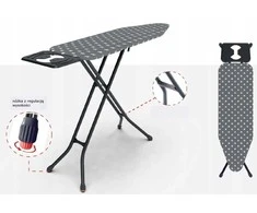 IRONING BOARD 120x38cm PROMIS PKD50 STAR solid with adjustable stability
