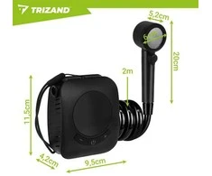 Trizand 8000mAh battery-powered travel shower