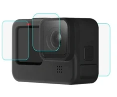 Puluz 9H Tempered Glass Screen Protector for GoPro HERO12/11/10 Juodas