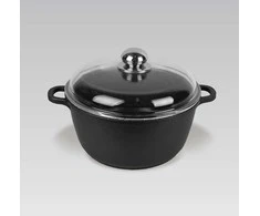 Maestro MR-4620C Puodas su dangčiu 20 cm 2,1 l Juodas